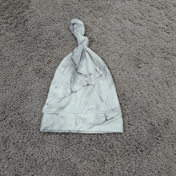 Copper Pearl Gray Marble Baby Hat - Picture 3 of 5